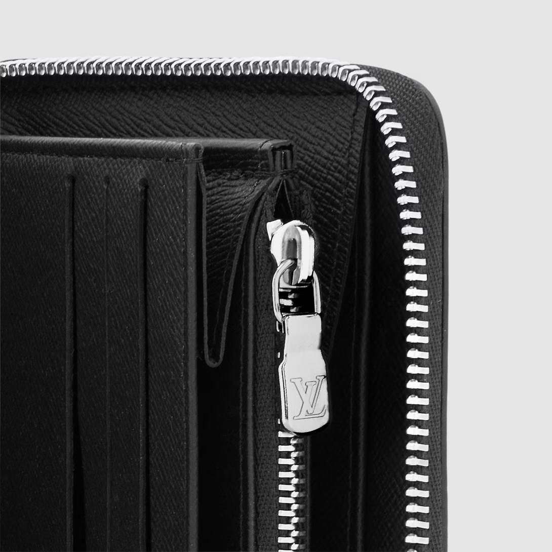 Ví Louis Vuitton Zippy Organizer Damier Graphite Nam Đen